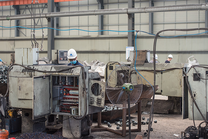 资阳网架配件-锥头加工车间